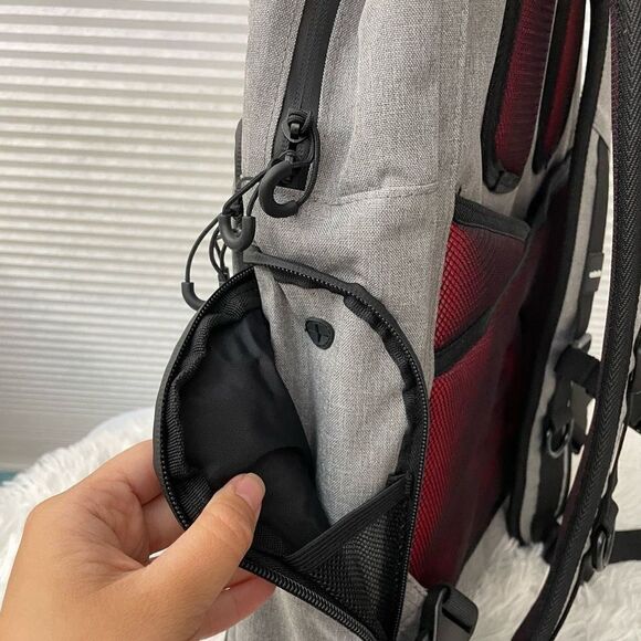 ENTRATA Men’s Lt. Gray Slim Tech Waterproof Laptop, Travel Utility Backpack NEW - Picture 5 of 9